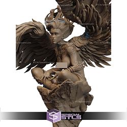 Sphinx Mythology Girl Alternative Fanart STL Files