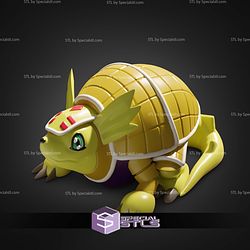 Super Basic STL Armadillomon Digimon
