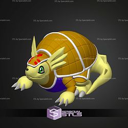 Super Basic STL Armadillomon Digimon