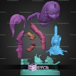 Tifa Lockhart Final Fantasy Chibi STL Files