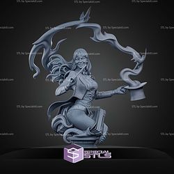 Zatanna DC Spell Bust STL Files