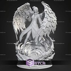 Konan Naruto Akatsuki Paper Angel STL Files