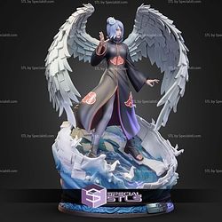 Konan Naruto Akatsuki Paper Angel STL Files