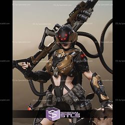 Kyla Scifi Girl 1-6 STL Files