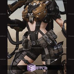 Kyla Scifi Girl 1-6 STL Files