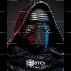 Kylo Ren Portrait Bust 470mm STL Files