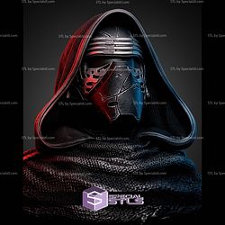Kylo Ren Portrait Bust 470mm STL Files