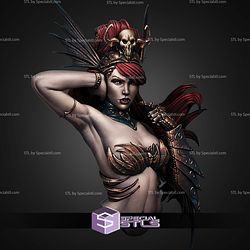 Lady Sybilla 1 10 Bust STL Files