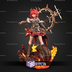 Laevatain Arknights Endfield 257mm STL Files