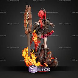 Laevatain Arknights Endfield 257mm STL Files