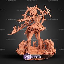 Laevatain Arknights Endfield 257mm STL Files