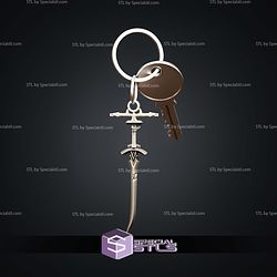 Laevatain Keychain Sword Arknights Endfield STL Files
