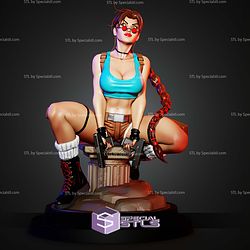 Lara Croft Semi Realistic STL Files