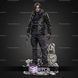Leon Resident Evil Requiem 323mm Digital STL Files