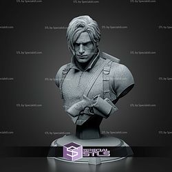 Leon Resident Evil Requiem Bust 135mm STL Files