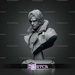 Leon Resident Evil Requiem Bust 135mm STL Files