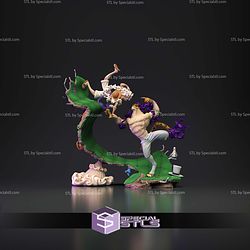 Luffy And Lucci Diorama STL Files