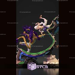 Luffy And Lucci Diorama STL Files