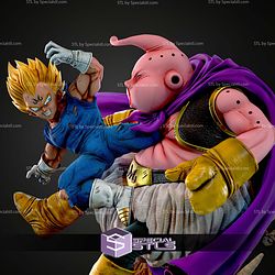Majin Vegeta Vs Buu Diorama STL Files