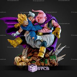 Majin Vegeta Vs Buu Diorama STL Files