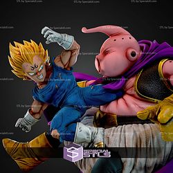 Majin Vegeta Vs Buu Diorama STL Files