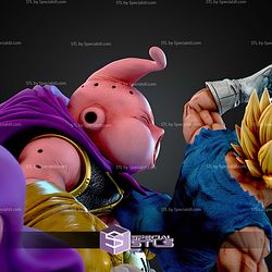 Majin Vegeta Vs Buu Diorama STL Files
