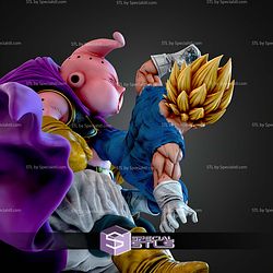 Majin Vegeta Vs Buu Diorama STL Files