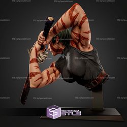 Maki Zenin Fighting Bust STL Files