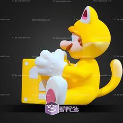 Mario Cat Palomera Popcorn Bucket STL Files