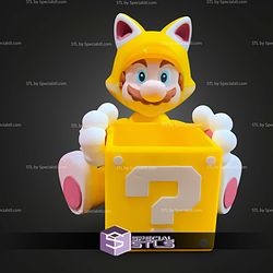 Mario Cat Palomera Popcorn Bucket STL Files
