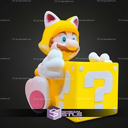 Mario Cat Palomera Popcorn Bucket STL Files