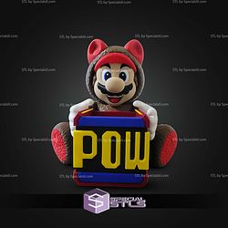 Mario Racoon Palomera Popcorn Bucket STL Files