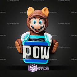 Mario Racoon Palomera Popcorn Bucket STL Files