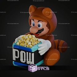 Mario Racoon Palomera Popcorn Bucket STL Files