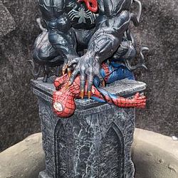 Spiderman vs Venom Diorama