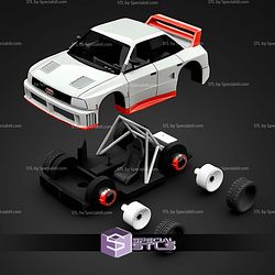 Model Kit Car 90 Quattro IMSA GTO STL Files