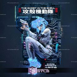 Motoko Ghost In The Shell 228mm STL Files