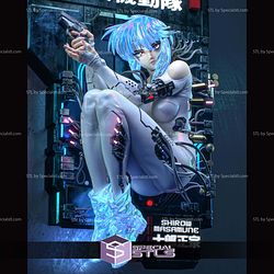 Motoko Ghost In The Shell 228mm STL Files