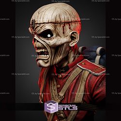 Music Iron Maiden Portrait Bust 297mm STL Files
