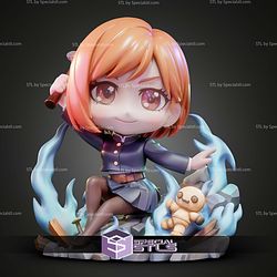 Nobara Kugisaki Jujutsu Kaisen Chibi STL Files