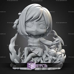 Nobara Kugisaki Jujutsu Kaisen Chibi STL Files