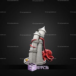 Octopus Pulling And Tilting Dice Tower STL Files