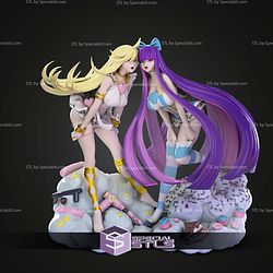 Panty And Stocking Cloud Base STL Files