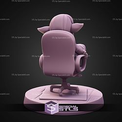 Pin Up Girl STL Collection Office Boss Goblin