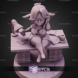 Pin Up Girl STL Collection Office Desk Goblin