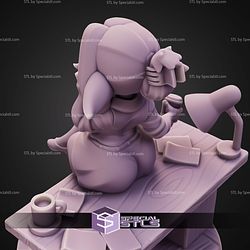 Pin Up Girl STL Collection Office Desk Goblin
