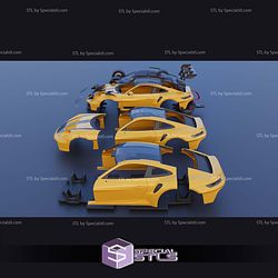 Porsche 911 992 GT3 RS STL Files
