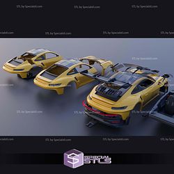 Porsche 911 992 GT3 RS STL Files