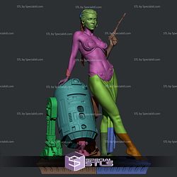 Princess Leia Classic and R2D2 STL Files