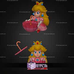 Princess Peach Palomera Popcorn Bucket STL Files